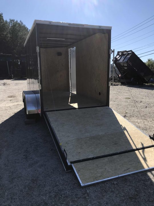 New 2027 Covered Wagon 6x12 Enclosed, 6'6" Tall, 7K GVWR