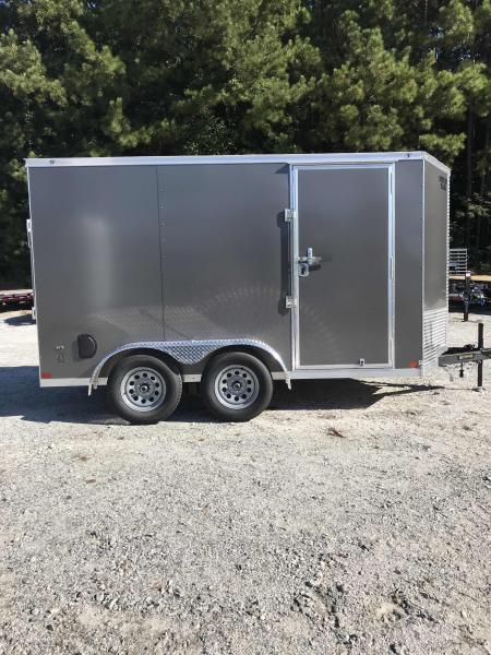New 2027 Covered Wagon 6x12 Enclosed, 6'6" Tall, 7K GVWR