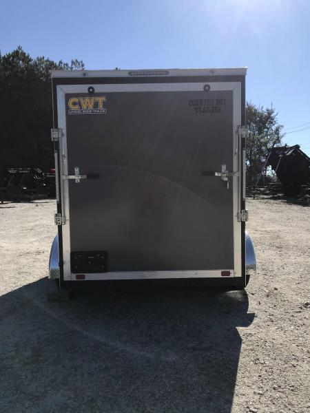 New 2027 Covered Wagon 6x12 Enclosed, 6'6" Tall, 7K GVWR
