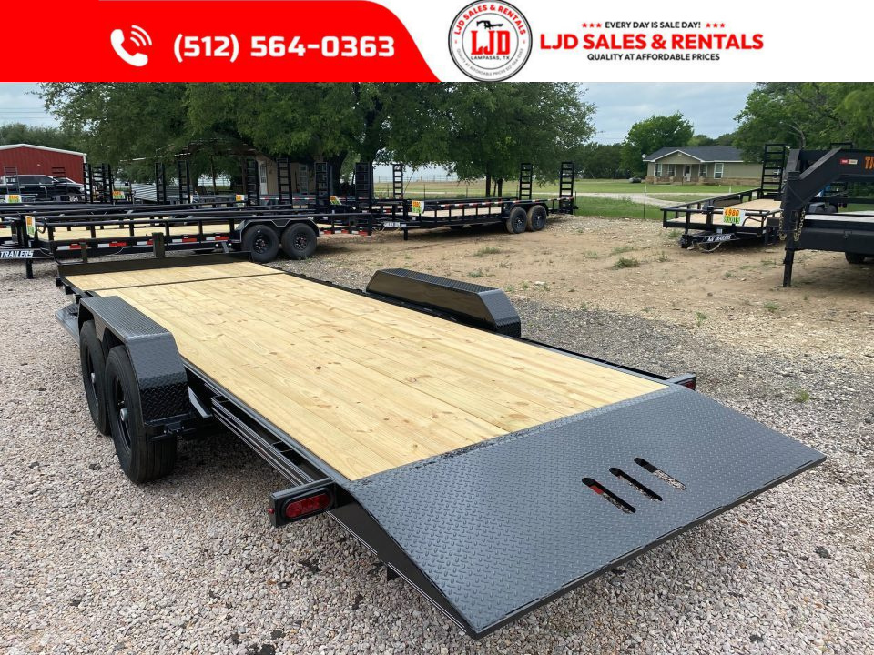 New 2026 AMW - Tilt / Equipment Trailer 24' - Heavy Duty - 14K GVWR