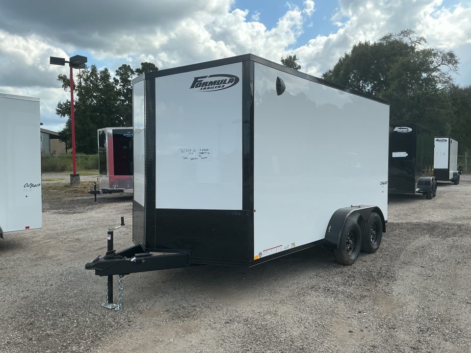 New 7 x 14 Conquest SE Flat Top V-Nose 7K STANDARD INTERIOR HEIGHT IS 7'0"