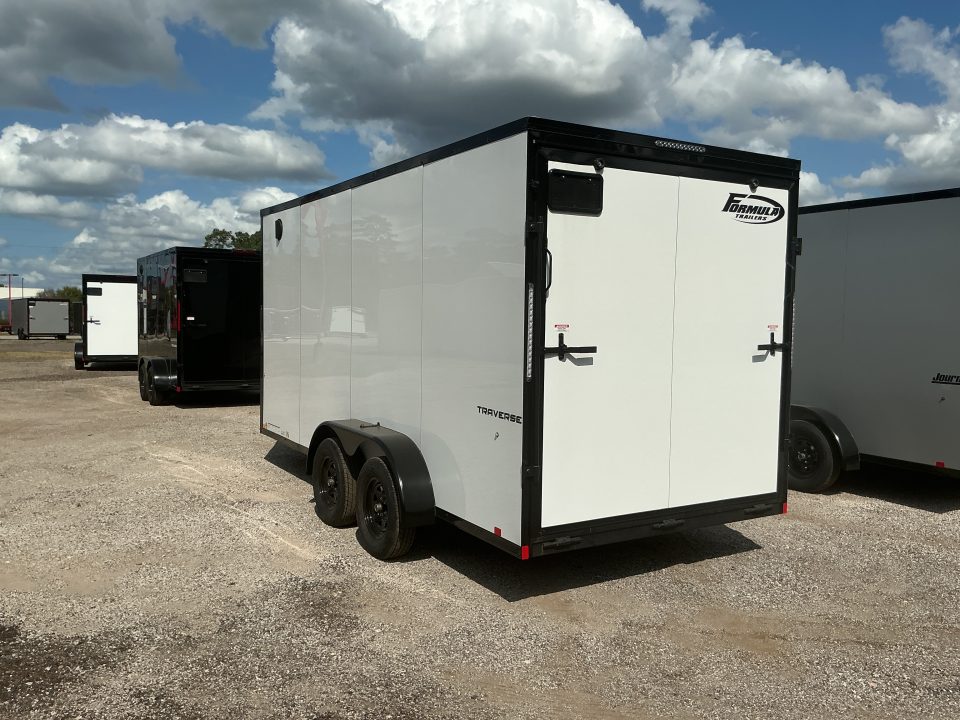 New 7 X 16 Traverse Flat Top V-Nose 7K STANDARD INTERIOR HEIGHT IS 7'0"