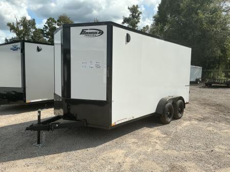 New 7 X 16 Traverse Flat Top V-Nose 7K STANDARD INTERIOR HEIGHT IS 7'0 