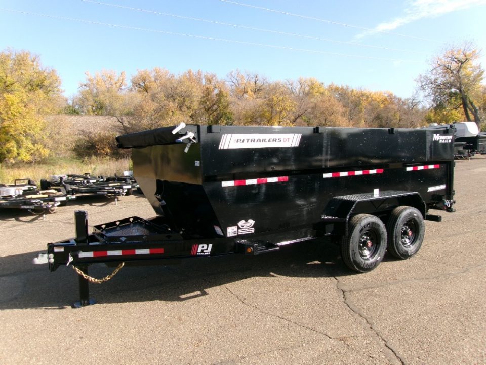 New 2027 PJ Trailers DT1 LOW PRO TELESCOPIC Dump Trailer