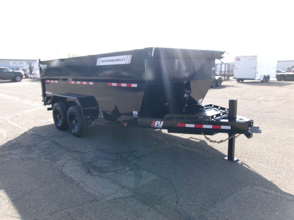 New 2027 PJ Trailers DT1 LOW PRO TELESCOPIC Dump Trailer