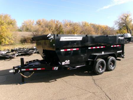 New 2027 PJ Trailers DT1 LOW PRO TELESCOPIC Dump Trailer