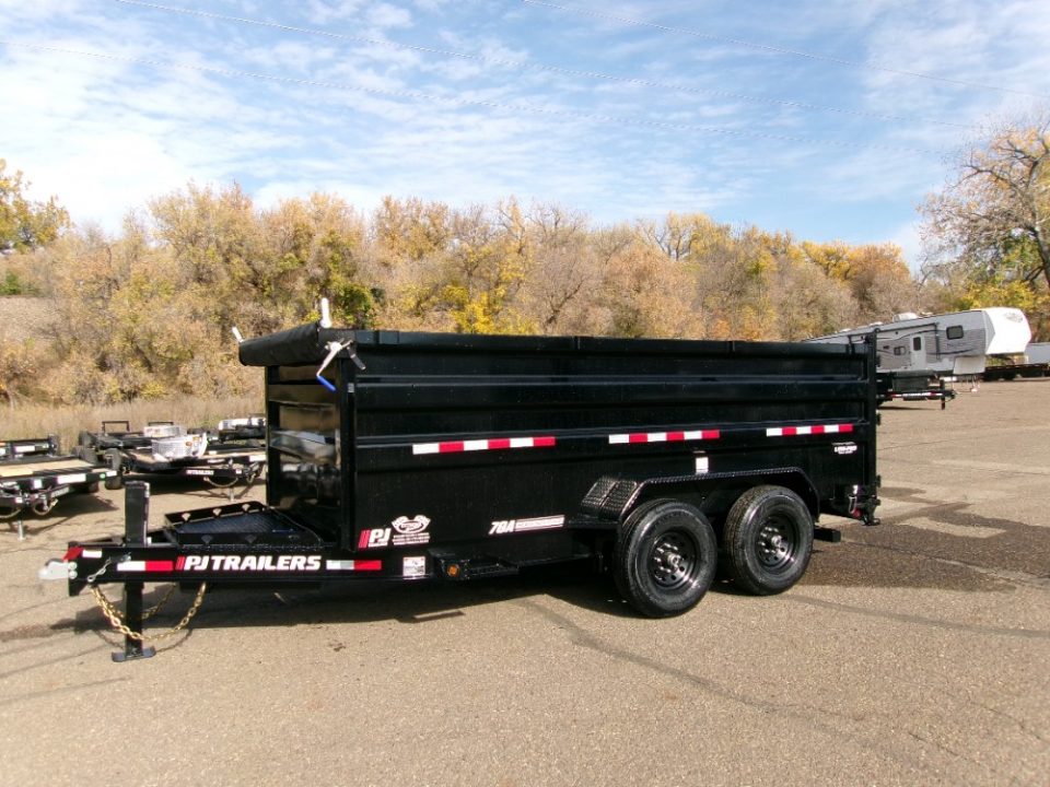 New 2027 PJ Trailers DM 83" LOW PRO HIGH SIDE Dump Trailer