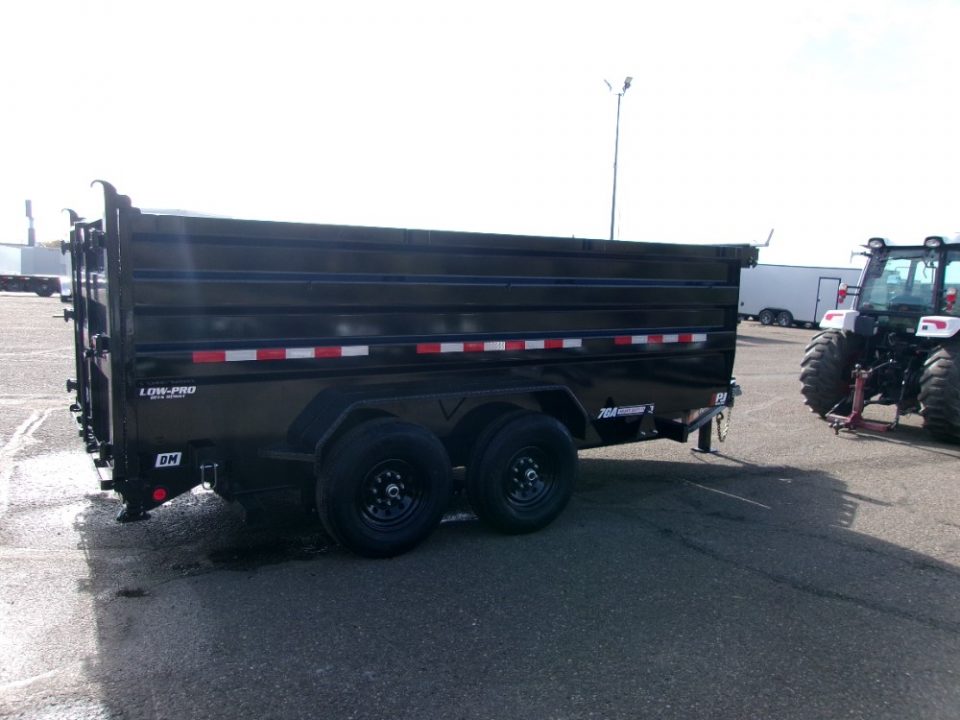 New 2027 PJ Trailers DM 83" LOW PRO HIGH SIDE Dump Trailer