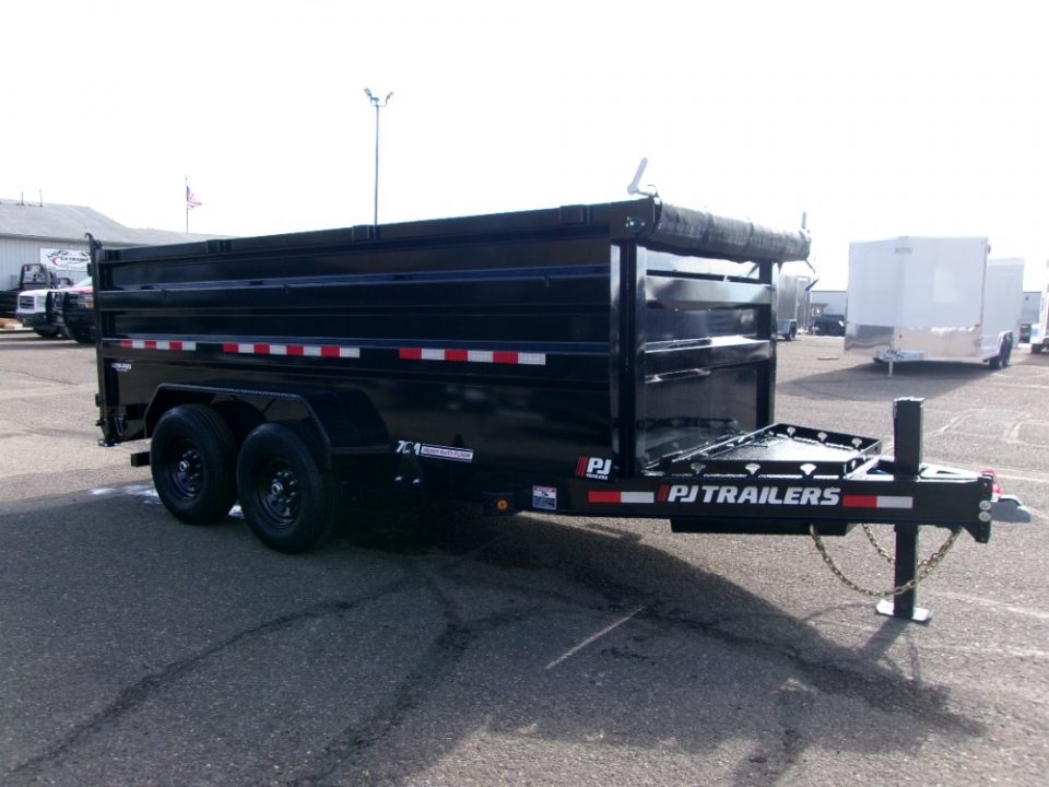 New 2027 PJ Trailers DM 83" LOW PRO HIGH SIDE Dump Trailer