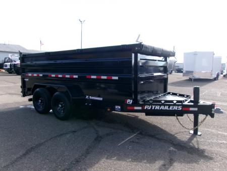 New 2027 PJ Trailers DM 83" LOW PRO HIGH SIDE Dump Trailer