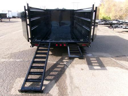 New 2027 PJ Trailers DM 83" LOW PRO HIGH SIDE Dump Trailer