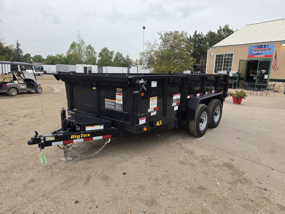 Used 2020 Big Tex Trailers 14LX-14C2A-BK Dump Trailer