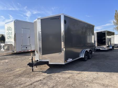 New 2027 Formula Trailers CONQUEST 7.5 X 16 FT ENCLOSED CARGO TRAILER 90 IN INTERIOR HEIGHT RAMP DOOR