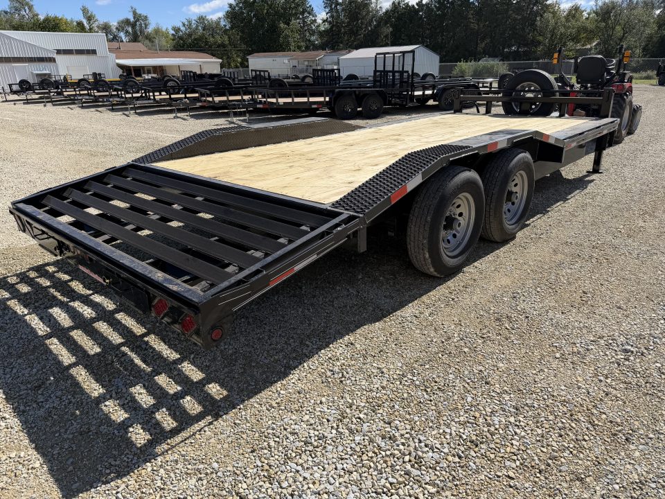 New 2027 Double A 102"x20' Equipment Trailer 14K