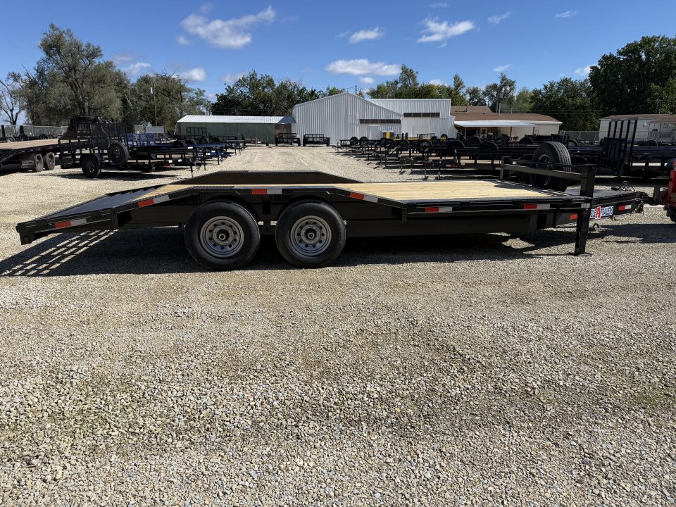 New 2027 Double A 102"x20' Equipment Trailer 14K