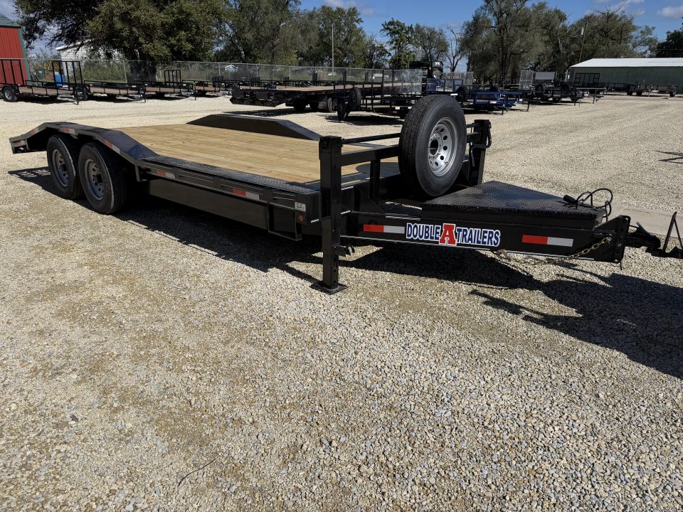 New 2027 Double A 102"x20' Equipment Trailer 14K