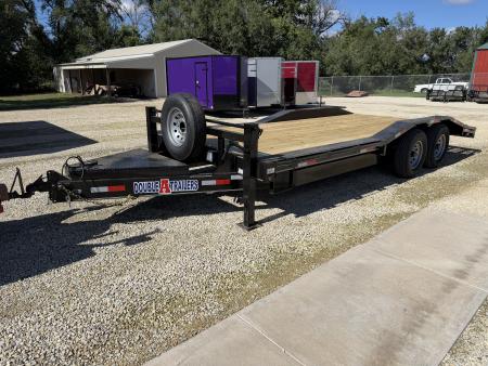 New 2027 Double A 102"x20' Equipment Trailer 14K