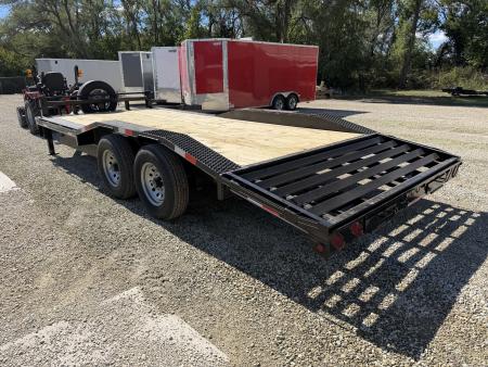 New 2027 Double A 102"x20' Equipment Trailer 14K