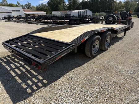 New 2027 Double A 102"x20' Equipment Trailer 14K