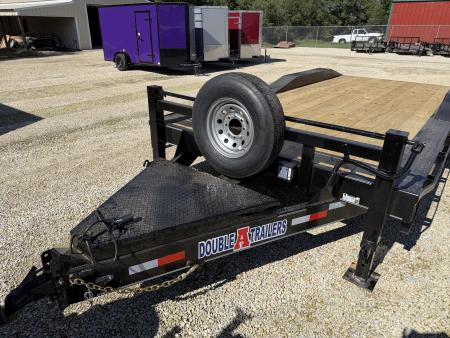 New 2027 Double A 102"x20' Equipment Trailer 14K
