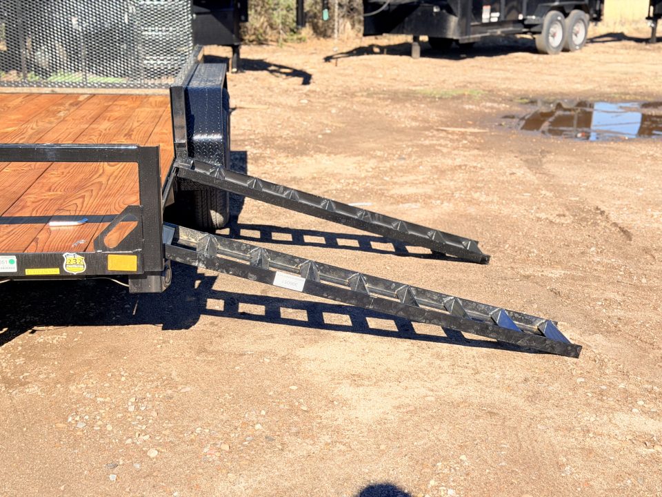 New 2027 Load Trail 7-14 Tandem Axle Ramp Gate Utility W/ ATV Ramps 7K GVWR