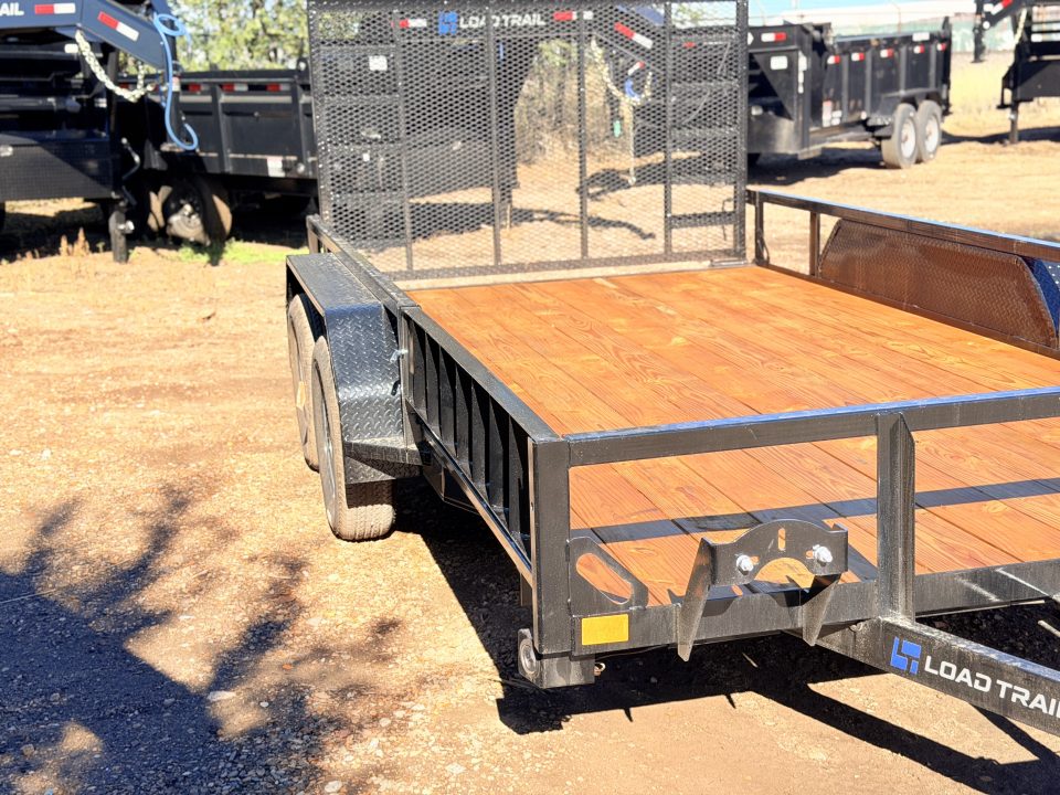 New 2027 Load Trail 7-14 Tandem Axle Ramp Gate Utility W/ ATV Ramps 7K GVWR