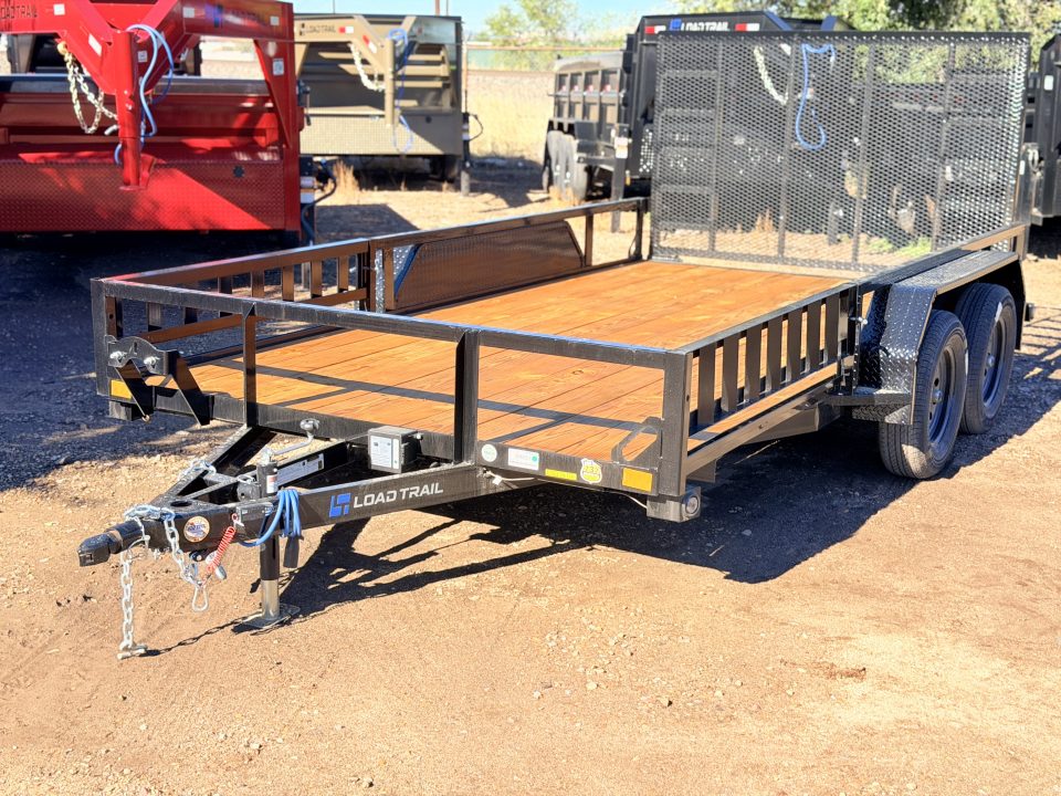 New 2027 Load Trail 7-14 Tandem Axle Ramp Gate Utility W/ ATV Ramps 7K GVWR