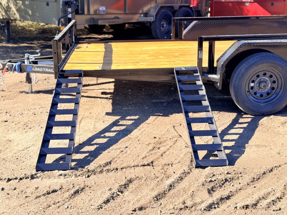 New 2027 Load Trail 7-14 Tandem Axle Ramp Gate Utility W/ ATV Ramps 7K GVWR