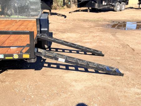 New 2027 Load Trail 7-14 Tandem Axle Ramp Gate Utility W/ ATV Ramps 7K GVWR