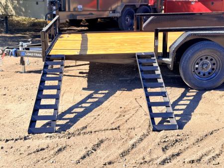 New 2027 Load Trail 7-14 Tandem Axle Ramp Gate Utility W/ ATV Ramps 7K GVWR