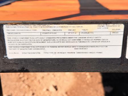 New 2027 Load Trail 7-16 Tandem Axle Ramp Gate Utility 7K GVWR