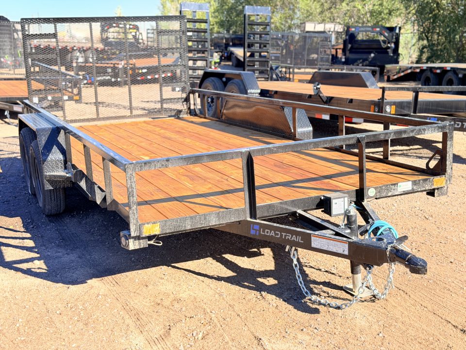 New 2027 Load Trail 7-16 Tandem Axle Ramp Gate Utility 7K GVWR