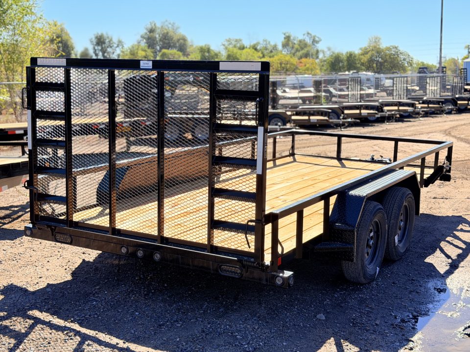 New 2027 Load Trail 7-16 Tandem Axle Ramp Gate Utility 7K GVWR