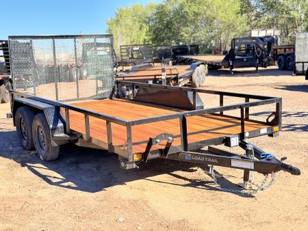New 2027 Load Trail 7-14 Tandem Axle Ramp Gate Utility 7K GVWR