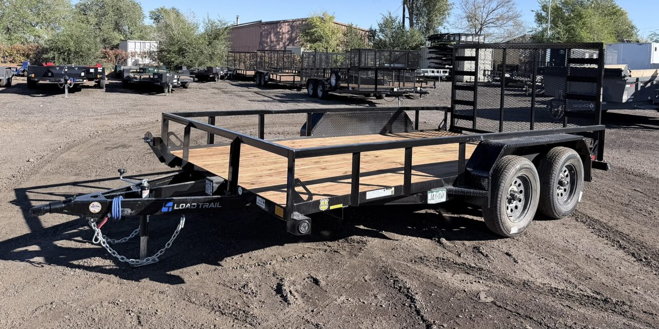 New 2027 Load Trail 7-14 Tandem Axle Ramp Gate Utility 7K GVWR