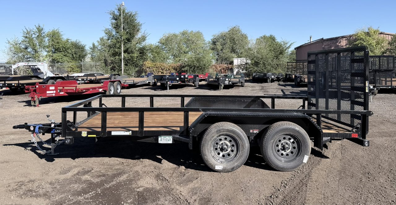 New 2027 Load Trail 7-14 Tandem Axle Ramp Gate Utility 7K GVWR