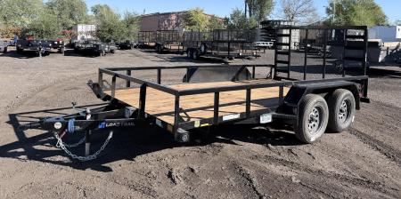 New 2027 Load Trail 7-14 Tandem Axle Ramp Gate Utility 7K GVWR