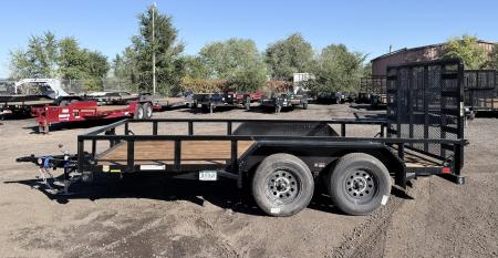 New 2027 Load Trail 7-14 Tandem Axle Ramp Gate Utility 7K GVWR