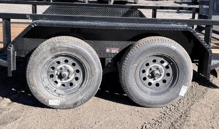 New 2027 Load Trail 7-14 Tandem Axle Ramp Gate Utility 7K GVWR