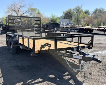 New 2027 Load Trail 7-14 Tandem Axle Ramp Gate Utility 7K GVWR