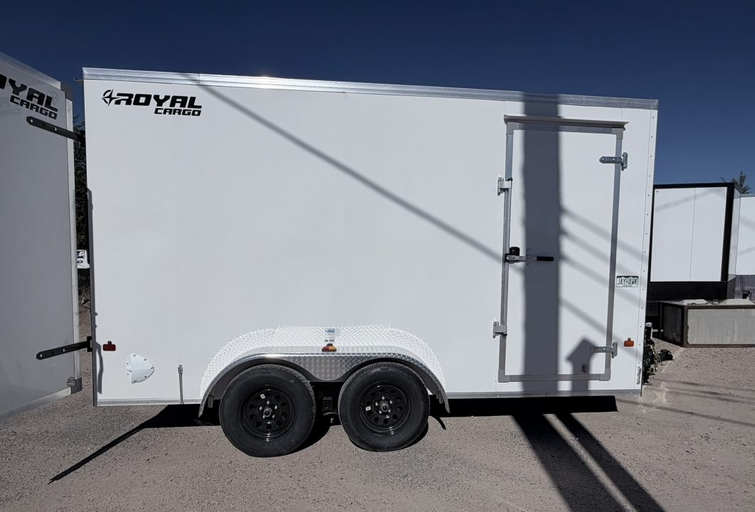 New 2027 Royal Cargo Trailers 7-14-1.5V Enclosed Rear Barn Door 7K GVWR