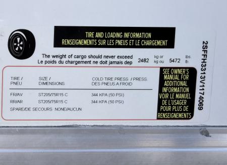 New 2027 Royal Cargo Trailers 7-14-1.5V Enclosed Rear Barn Door 7K GVWR