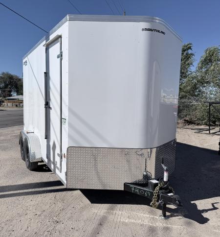 New 2027 Royal Cargo Trailers 7-14-1.5V Enclosed Rear Barn Door 7K GVWR
