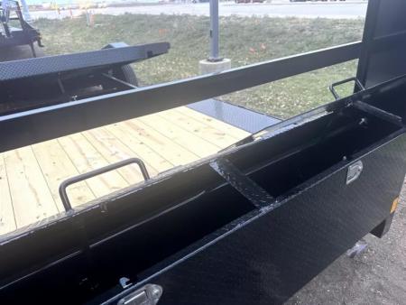 New 2027 Delco Trailers 24' gooseneck Split deck tilt bed, 2 #8000 lb torsion axles- #16000lb GVWR(16 tilt+8'stationary) Equipment Trailer