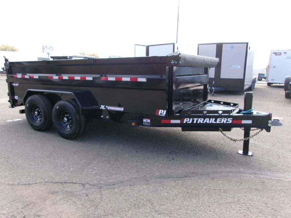New 2027 PJ Trailers DM 83" LOW PRO HIGH SIDE Dump Trailer
