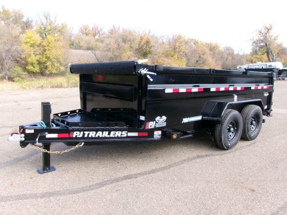 New 2027 PJ Trailers DM 83" LOW PRO HIGH SIDE Dump Trailer