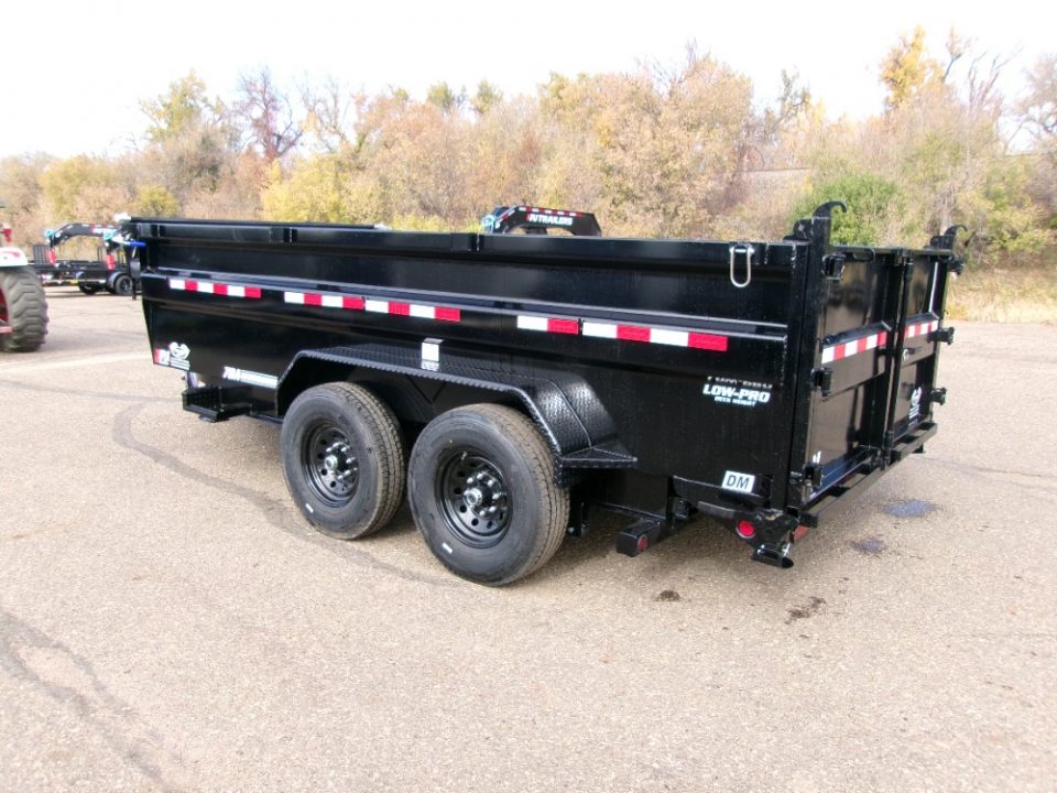 New 2027 PJ Trailers DM 83" LOW PRO HIGH SIDE Dump Trailer