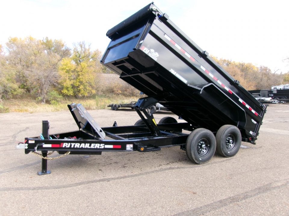 New 2027 PJ Trailers DM 83" LOW PRO HIGH SIDE Dump Trailer
