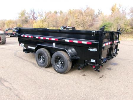 New 2027 PJ Trailers DM 83" LOW PRO HIGH SIDE Dump Trailer