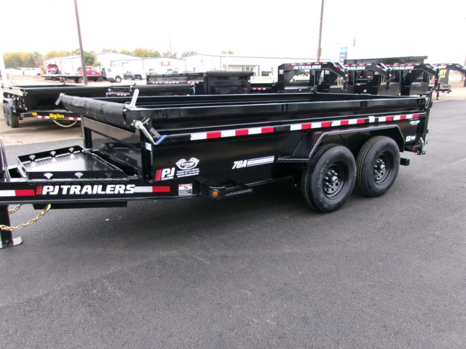 New 2027 PJ Trailers DL 83" LOW PRO Dump Trailer